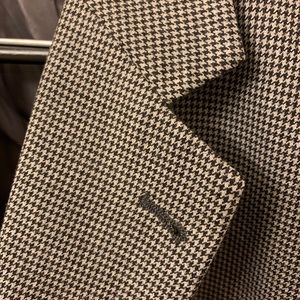 Micro houndstooth Joseph A Bank sport coat 48XL